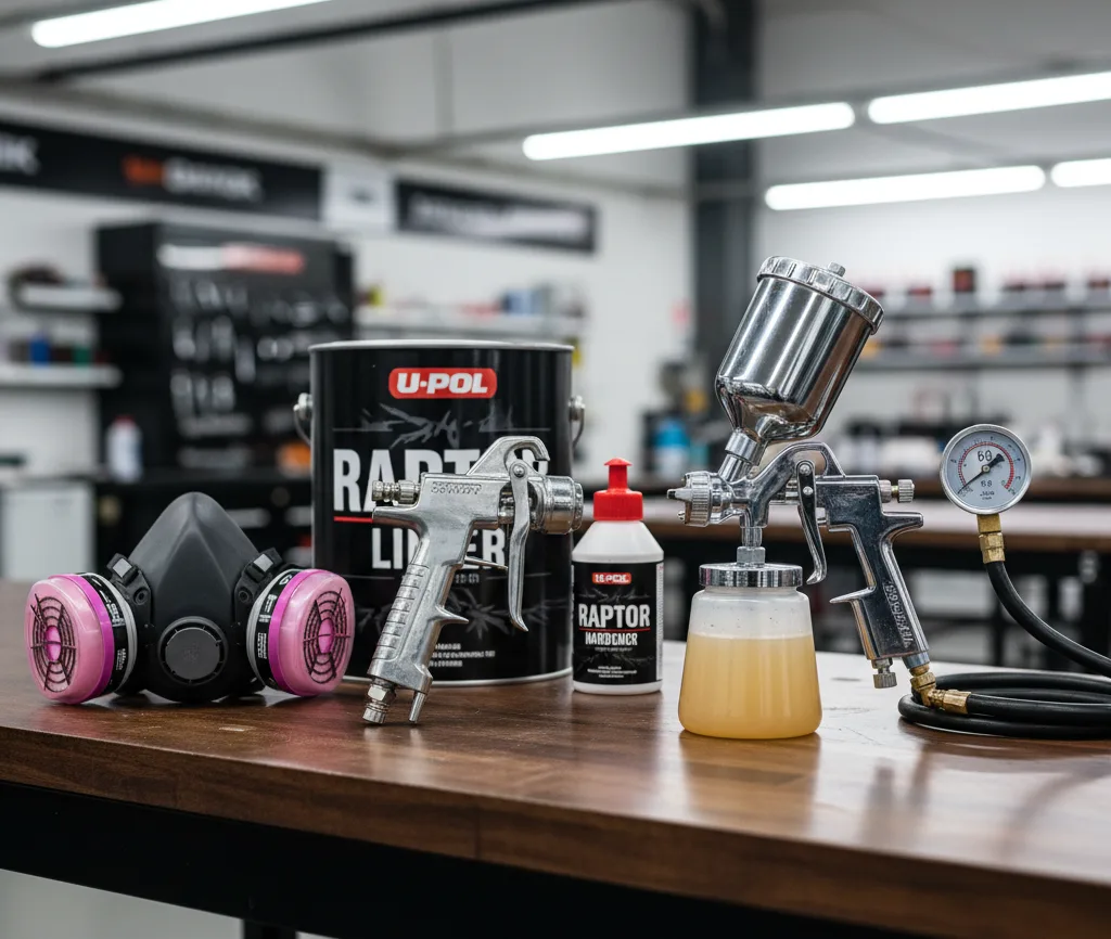 Unelte Esențiale pentru Vopsirea cu Raptor: Pistol, Compresor și Secrete Pro Picture