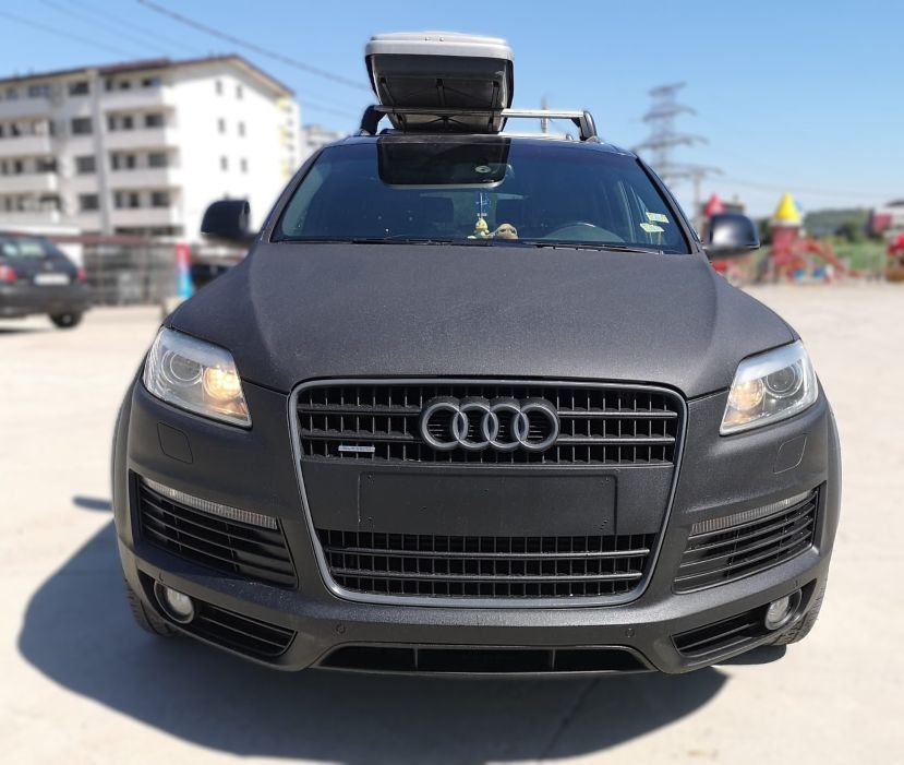 Custom Raptor Iasi - Proiect vopsire auto completă – Audi, cu vopsea Raptor negru