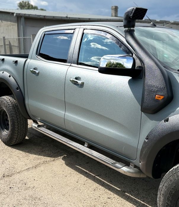 Proiect vopsire auto completă – Ford XLT, cu vopsea Raptor gri și negru - Poza 11