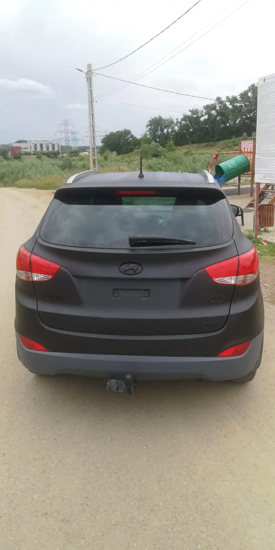 Proiect vopsire auto completă – Hyundai ix 35, cu vopsea Raptor negru - Poza 5